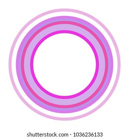 The circle frame (vector)