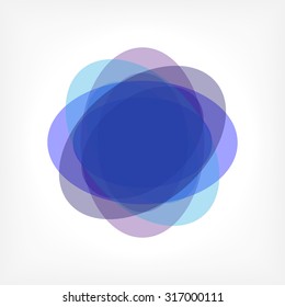 circle frame. Vector logo design template