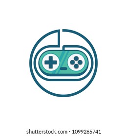 Circle Game Trick Gamer Joystick Symbol
