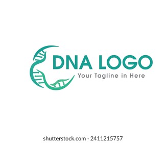 circle genetic evolution logo icon symbol design template illustration inspiration