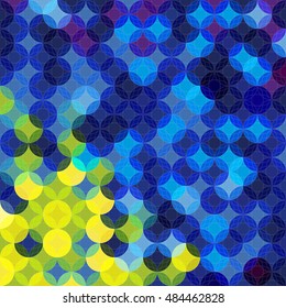 Circle geometric abstract background