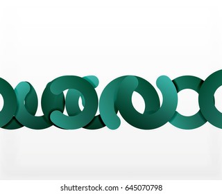 Antecedentes abstractos geométricos en círculo, negocios coloridos o diseño tecnológico para la web. Formas redondeadas de papel - anillos, textura geométrica de estilo 3d, pancarta