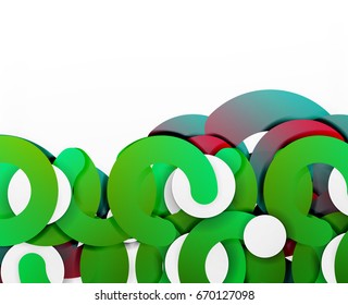 Antecedentes abstractos geométricos en círculo, negocios coloridos o diseño tecnológico para la web. Formas redondeadas de papel - anillos, textura geométrica de estilo 3d, pancarta