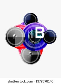 Geometrische, abstrakte Hintergrundvorlage für Web-Banner, Geschäftspräsentation, Branding, Bildschirmhintergrund. Vektordesign