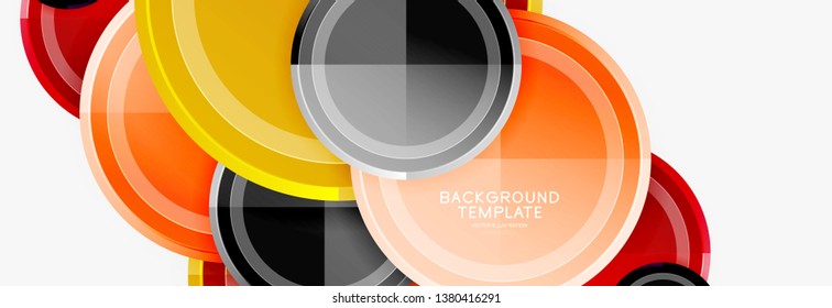 Geometrische, abstrakte Hintergrundvorlage für Web-Banner, Geschäftspräsentation, Branding, Bildschirmhintergrund. Vektordesign