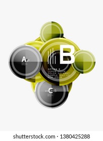 Geometrische, abstrakte Hintergrundvorlage für Web-Banner, Geschäftspräsentation, Branding, Bildschirmhintergrund. Vektordesign