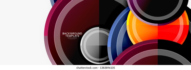 Geometrische, abstrakte Hintergrundvorlage für Web-Banner, Geschäftspräsentation, Branding, Bildschirmhintergrund. Vektordesign