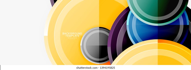 Geometrische, abstrakte Hintergrundvorlage für Web-Banner, Geschäftspräsentation, Branding, Bildschirmhintergrund. Vektordesign