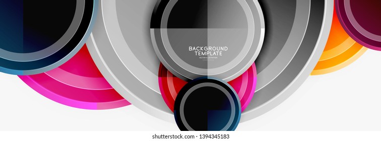 Geometrische, abstrakte Hintergrundvorlage für Web-Banner, Geschäftspräsentation, Branding, Bildschirmhintergrund. Vektordesign