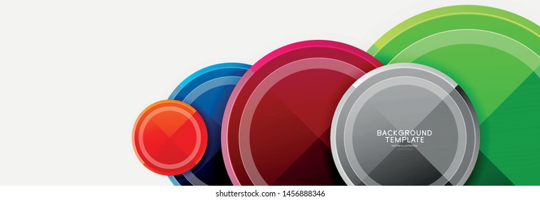 Geometrische, abstrakte Hintergrundvorlage für Web-Banner, Geschäftspräsentation, Branding, Bildschirmhintergrund. Vektordesign