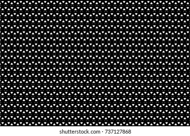Circle - geometric abstract vector pattern - black and white, Round - geometric abstract background