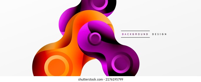 Circle geometric background. Abstract modern backdrop. Vector Illustration For Wallpaper, Banner, Background, Card, Book Illustration, landing page