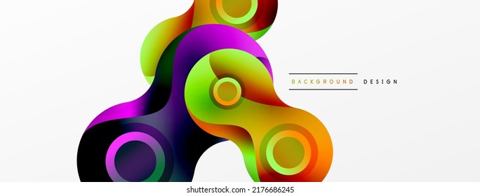 Circle geometric background. Abstract modern backdrop. Vector Illustration For Wallpaper, Banner, Background, Card, Book Illustration, landing page