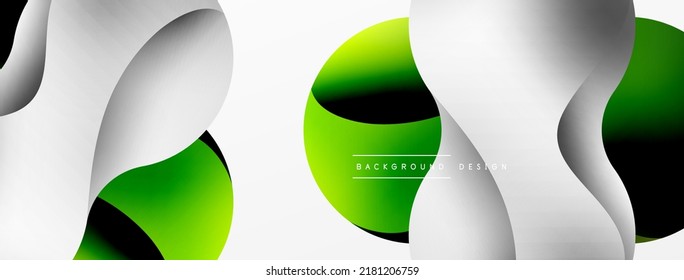 Circle geometric background. Abstract modern backdrop. Vector Illustration For Wallpaper, Banner, Background, Card, Book Illustration, landing page