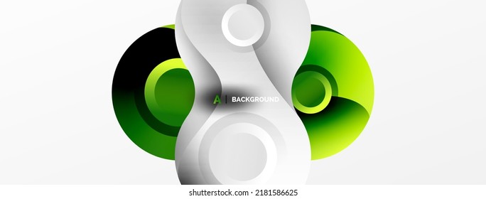 Circle geometric background. Abstract modern backdrop. Vector Illustration For Wallpaper, Banner, Background, Card, Book Illustration, landing page