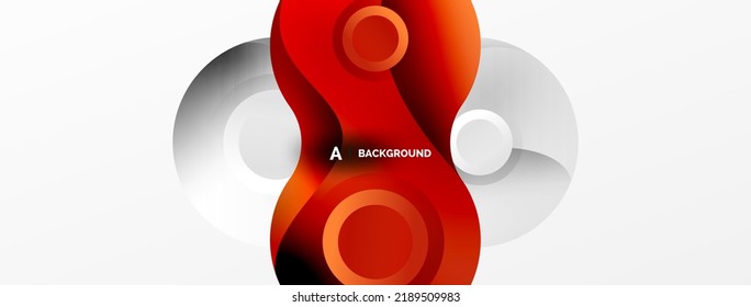 Circle geometric background. Abstract modern backdrop. Vector Illustration For Wallpaper, Banner, Background, Card, Book Illustration, landing page