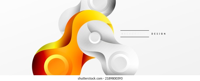 Circle geometric background. Abstract modern backdrop. Vector Illustration For Wallpaper, Banner, Background, Card, Book Illustration, landing page