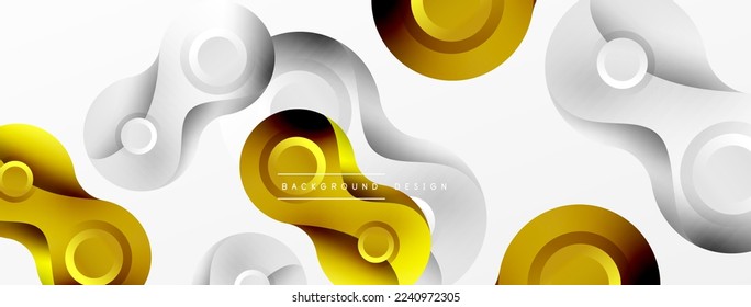 Circle geometric background. Abstract modern backdrop. Vector Illustration For Wallpaper, Banner, Background, Card, Book Illustration, landing page