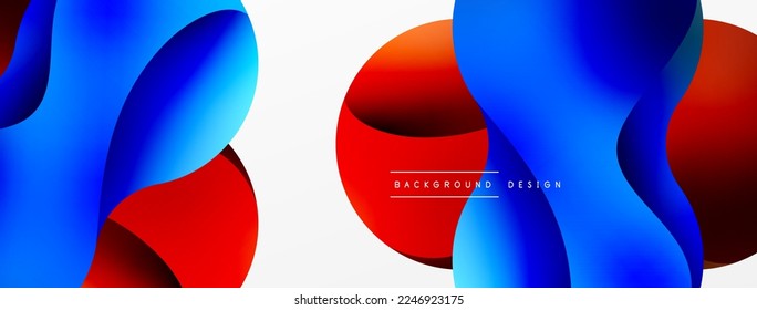 Circle geometric background. Abstract modern backdrop. Vector Illustration For Wallpaper, Banner, Background, Card, Book Illustration, landing page