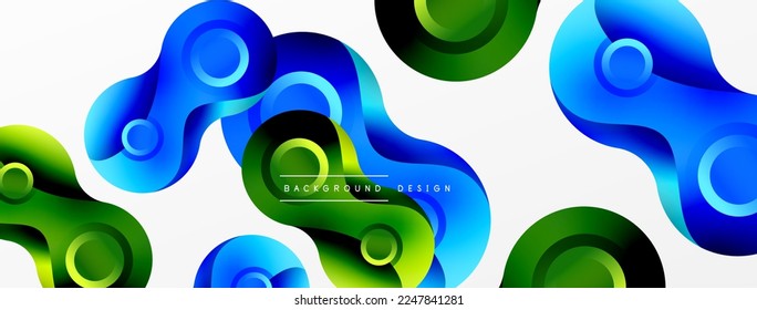 Circle geometric background. Abstract modern backdrop. Vector Illustration For Wallpaper, Banner, Background, Card, Book Illustration, landing page