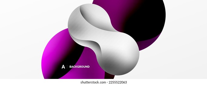 Circle geometric background. Abstract modern backdrop. Vector Illustration For Wallpaper, Banner, Background, Card, Book Illustration, landing page