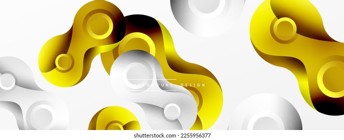 Circle geometric background. Abstract modern backdrop. Vector Illustration For Wallpaper, Banner, Background, Card, Book Illustration, landing page