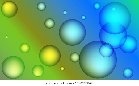 Circle geometric background. For cover page, landing page, banner. Vector illustration