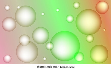 Circle geometric background. For cover page, landing page, banner. Vector illustration