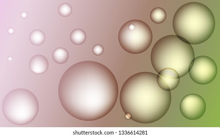 Circle geometric background. For cover page, landing page, banner. Vector illustration
