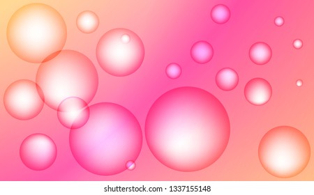 Circle geometric background. For cover page, landing page, banner. Vector illustration