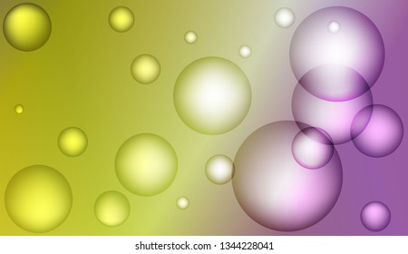 Circle geometric background. For cover page, landing page, banner. Vector illustration