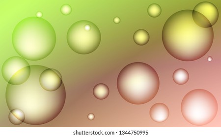 Circle geometric background. For cover page, landing page, banner. Vector illustration