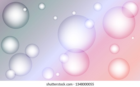 Circle geometric background. For cover page, landing page, banner. Vector illustration