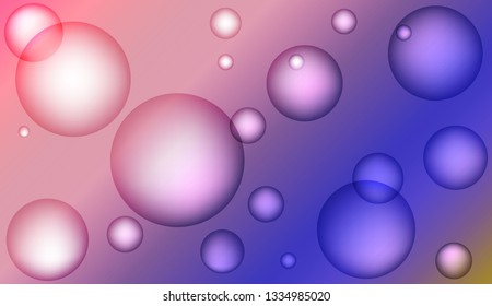 Circle geometric background. For design flyer, banner, landing page. Vector illustration