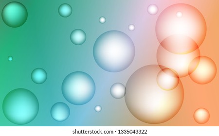 Circle geometric background. For design flyer, banner, landing page. Vector illustration