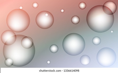 Circle geometric background. For design flyer, banner, landing page. Vector illustration