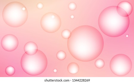 Circle geometric background. For design flyer, banner, landing page. Vector illustration