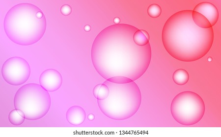 Circle geometric background. For design flyer, banner, landing page. Vector illustration
