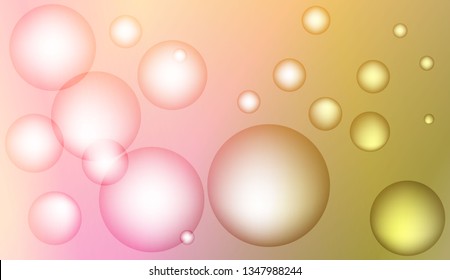 Circle geometric background. For design flyer, banner, landing page. Vector illustration