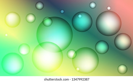 Circle geometric background. For design flyer, banner, landing page. Vector illustration