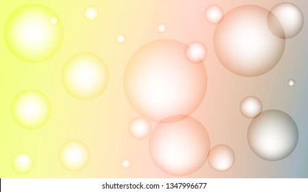 Circle geometric background. For design flyer, banner, landing page. Vector illustration