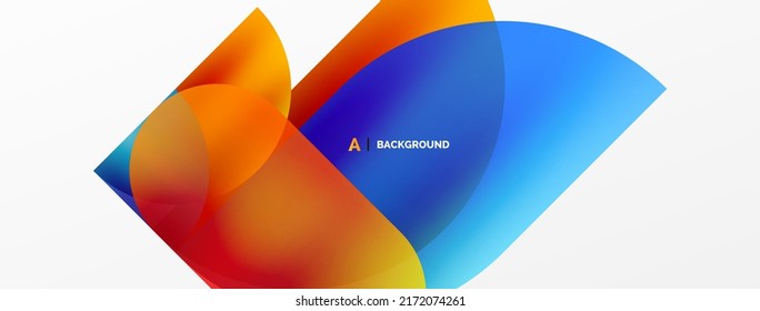 Circle geometric background. Metallic color shiny circles and round shapes. Vector Illustration For Wallpaper, Banner, Background, Card, Book Illustration, landing page