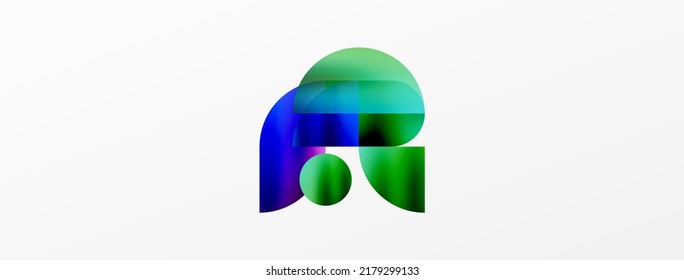 Circle geometric background. Metallic color shiny circles and round shapes. Vector Illustration For Wallpaper, Banner, Background, Card, Book Illustration, landing page