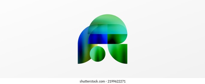 Circle geometric background. Metallic color shiny circles and round shapes. Vector Illustration For Wallpaper, Banner, Background, Card, Book Illustration, landing page