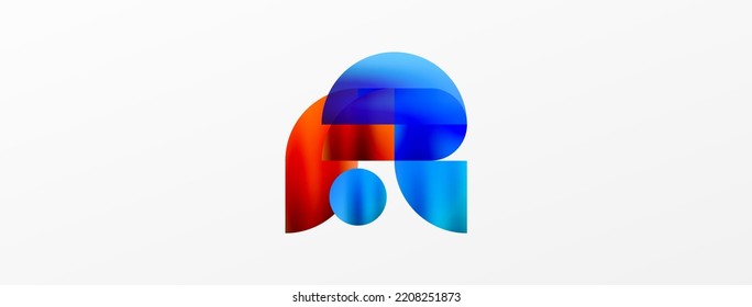 Circle geometric background. Metallic color shiny circles and round shapes. Vector Illustration For Wallpaper, Banner, Background, Card, Book Illustration, landing page