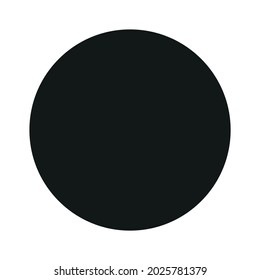 A circle. Geometric figure. Silhouettes.