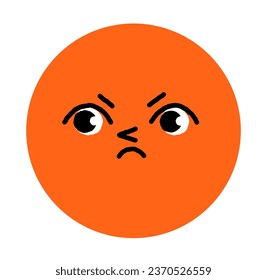 Circle geometric figure vector illustration