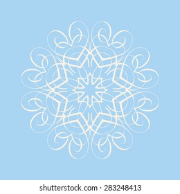 Circle geometric ornament. Vector Mandalas For Your Design