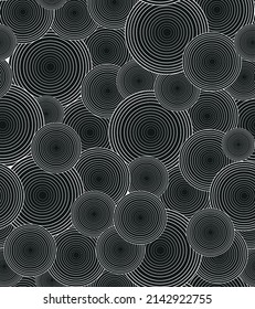 circle geometric pattern print , seamless vector