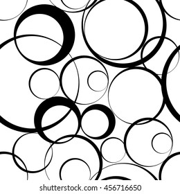 circle geometric seamless pattern. 